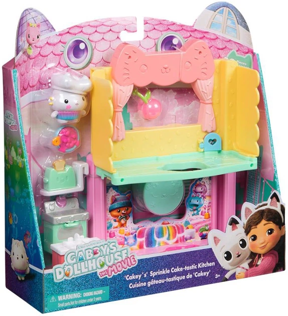 Ігровий набір Gabby's Dollhouse Ляльковий будиночок Габбі у кіно: Балкончик-портал Кухня Кексика (SM36277/6074281) - зображення 2