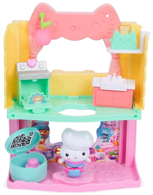 Ігровий набір Gabby's Dollhouse Ляльковий будиночок Габбі у кіно: Балкончик-портал Кухня Кексика (SM36277/6074281) - зображення 4