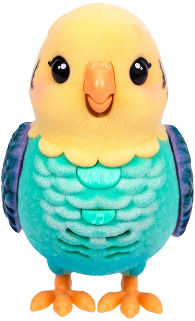 Інтерактивна іграшка Moose Little Live birds Хвилястий папужка Інді в клітці (630996266915) - зображення 9
