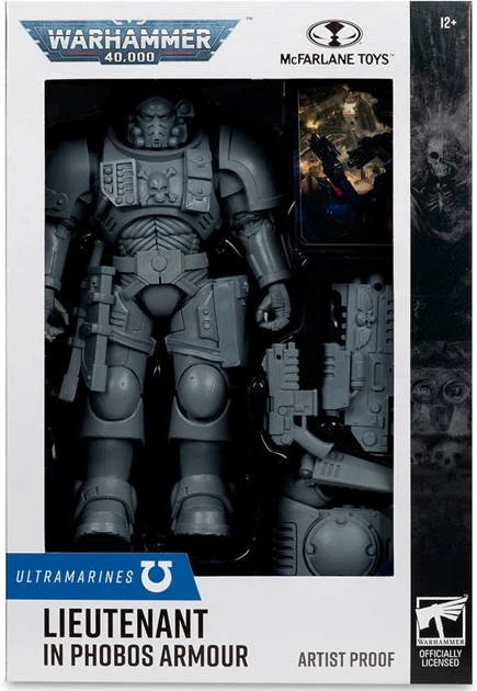 Figurka McFarlane WARHAMMER 40K Lieutenant in Phobos Armour - Ultramarines - Artist Proof 7in 10907mcf (787926109078) - obraz 4
