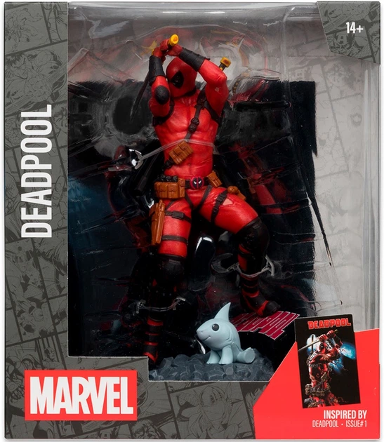 Figurka McFarlane MARVEL Deadpool - ze sceną Deadpool #1 19 cm 14822 (787926148220) - obraz 1