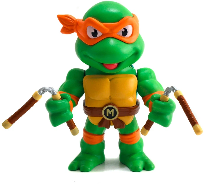 Figurka metalowa Jada Wojownicze Żółwie Ninja 4 Michelangelo 10 cm 253283002 (4006333071188) - obraz 1