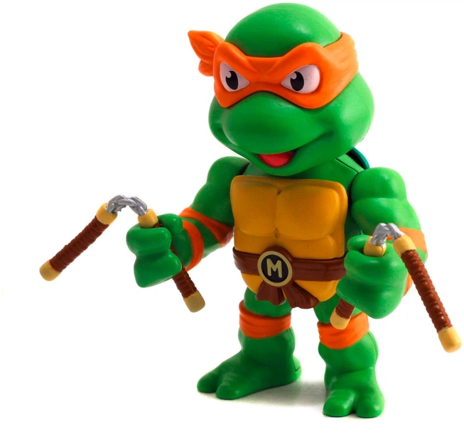 Figurka metalowa Jada Wojownicze Żółwie Ninja 4 Michelangelo 10 cm 253283002 (4006333071188) - obraz 5