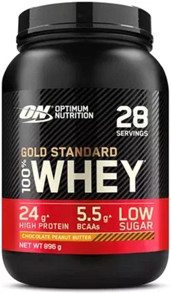 Протеїн Optimum Nutrition Gold Standard 100% Whey 908 г Chocolate Peanut Butter (5060245605359) - зображення 1