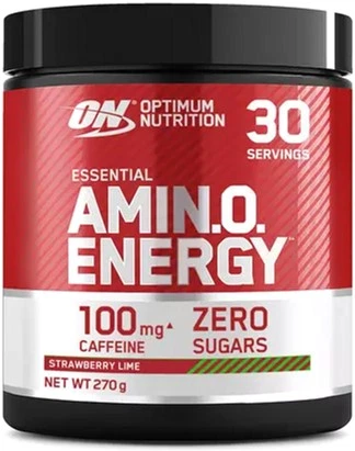 Набір Optimum Nutrition Амінокислота AmiNO Energy Strawberry & Lime 270 г (5060245607469) + Креатин Micronised Creatine 317 г (5060245605397) - зображення 2