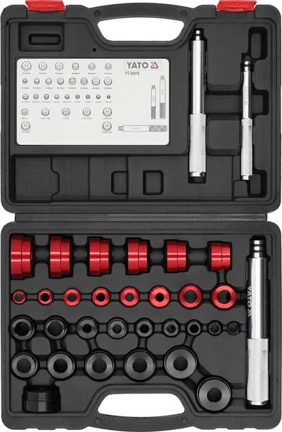 Набір інструментів YATO для встановлення підшипників та ущільнень 33 шт. (YT-25418) - зображення 1