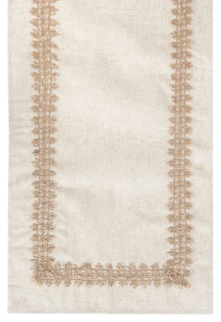 Bieżnik Homla Lintilo z jutową aplikacją 40 x 160 cm (5904183868158) - obraz 1