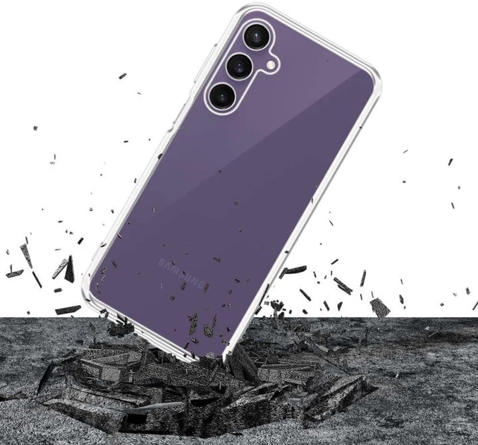 Etui plecki 3MK Clear Case na Samsung S24 FE Transparent (5903108583978) - obraz 4