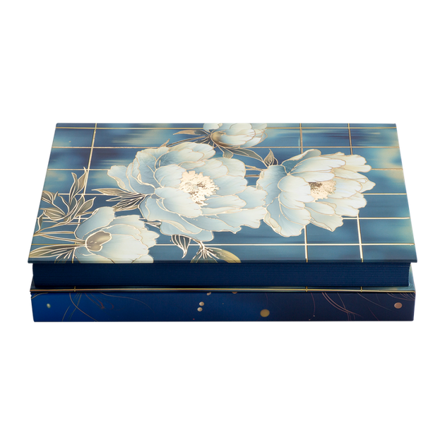 Ежедневник недатированный BuroMax Peony "Пионы" A5 168 листов с цветочным рисунком голубой (BM.20170-14) - изображение 5