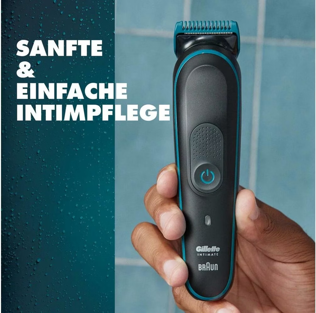 Водонепроницаемый триммер для интимной зоны Gillette Intimate i5 (триммер, 3 насадки-гребня) - изображение 5