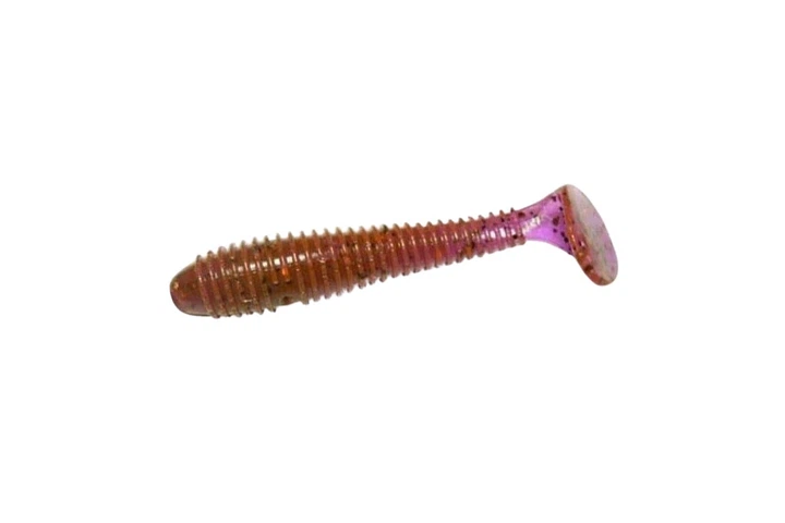 Силікон Crazy Fish Vibro Fat 3.2" (5шт/уп), колір: 12 Ultraviolet (4327013003) - Фото 1 Силікон Crazy Fish Vibro Fat 3.2" (5шт/уп), колір: 12 Ultraviolet (4327013003) - зображення 1