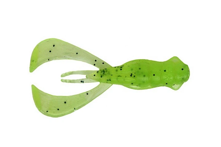 Силикон M5 Craft Turbo Crayfish 2.8" (6шт/уп), цвет: 051 Chartreuse Black Flake (4329010011) - Фото 1 Силикон M5 Craft Turbo Crayfish 2.8" (6шт/уп), цвет: 051 Chartreuse Black Flake (4329010011) - изображение 1