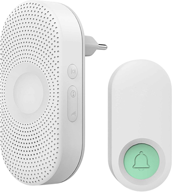 Dzwonek bezprzewodowy Haushalt Biały (QH-888AC WHITE) - obraz 1