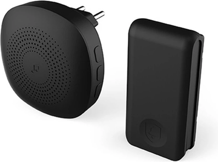 Dzwonek bezprzewodowy Haushalt Czarny (QH-885Z2 BLACK) - obraz 2