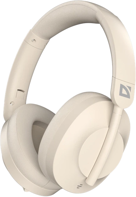 Наушники Defender FreeMotion B485 ANC Bluetooth Beige (4745091890845) - Фото 1 Наушники Defender FreeMotion B485 ANC Bluetooth Beige (4745091890845) - изображение 1
