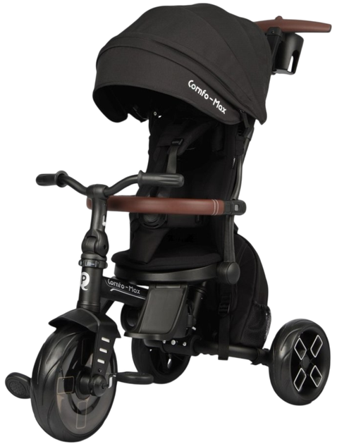 Велосипед триколісний Qplay Comfo Max Black (5061047482117) - зображення 1