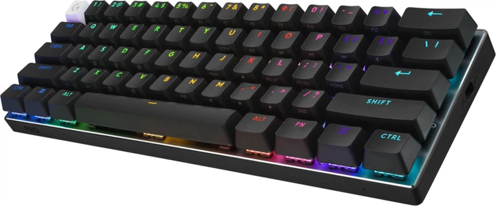 Клавіатура бездротова Logitech G PRO X 60 LIGHTSPEED Nordic GX Linear USB/Wireless Black (920-012167) - зображення 3
