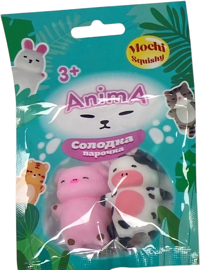Набір іграшок-антистрес Monster Gum mochi squishy Солодка парочка
