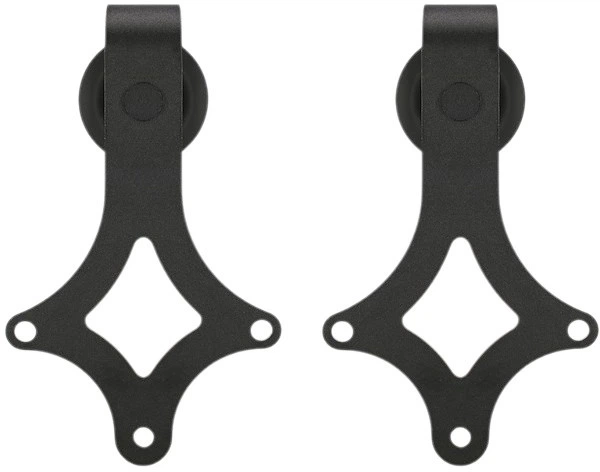 Система для розсувних дверей Springos HA5002 183 см barn door з декоративними фурнітурами, напрямна до 100 кг Чорна (5907719420363) - зображення 4