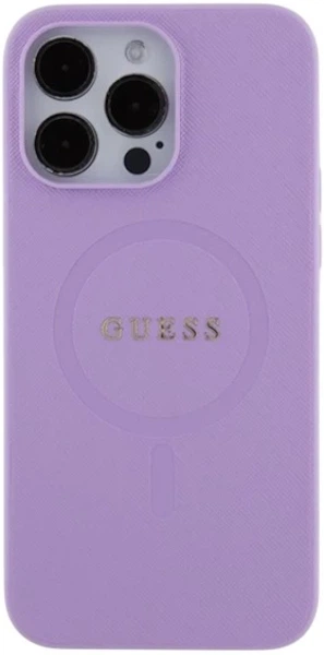 Панель Guess Saffiano MagSafe для Apple iPhone 15 Pro Purple (3666339155926) - зображення 2