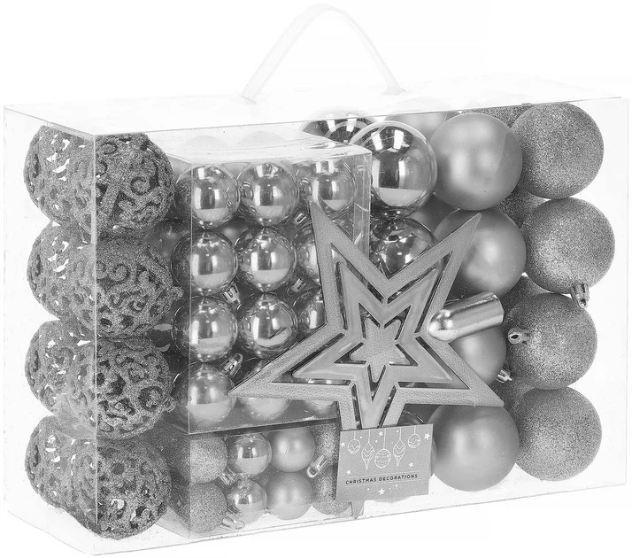 Zestaw bombek Springos CA0020 6/4/3 cm 101 szt. (5903021939272) - obraz 1