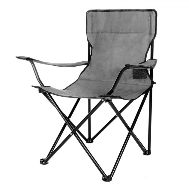 Krzesło turystyczne składane wędkarskie Springos CS0002 szare (5907719406206) - obraz 3