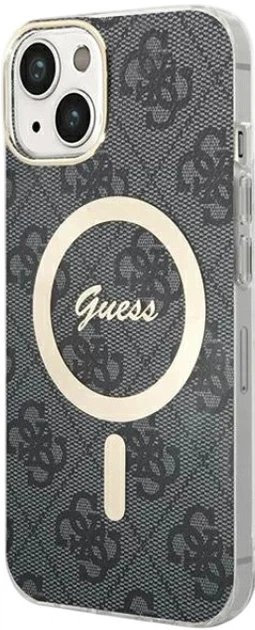 Панель Guess IML 4G MagSafe для Apple iPhone 15 Plus/14 Plus Black (3666339194550) - зображення 2