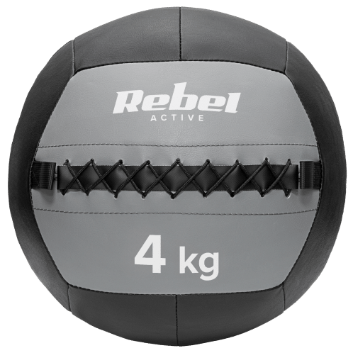 Piłka lekarska do ćwiczeń Rebel Active RBA-3107-4 4 kg (5901890099394) - obraz 1