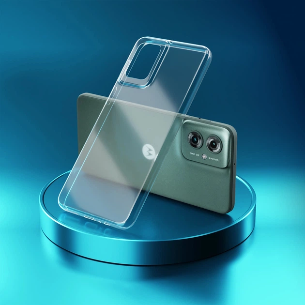 Etui plecki 3MK Clear Case na Motorola Moto G55 5G Transparent (5903108608893) - obraz 6
