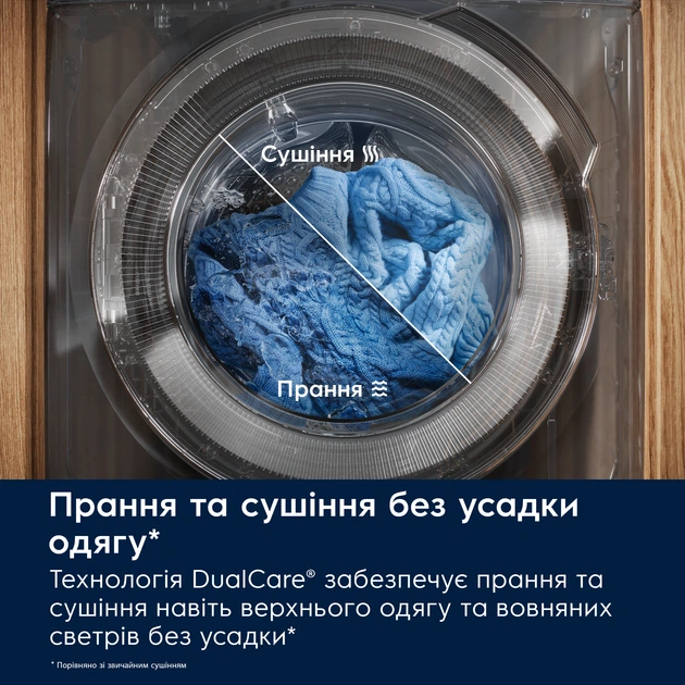 Прально-сушильна машина ELECTROLUX EW7W4602QU (00132983) - Фото 5 Прально-сушильна машина ELECTROLUX EW7W4602QU (00132983) - изображение 5