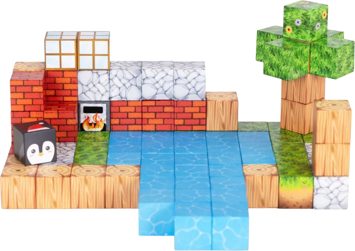 Klocki magnetyczne ModernHome by Multistore 87 elementów HC713654 (5905817008469) - obraz 2