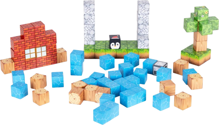 Klocki magnetyczne ModernHome by Multistore 87 elementów HC713654 (5905817008469) - obraz 4