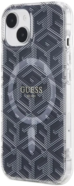 Панель Guess IML GCube MagSafe для Apple iPhone 15 Plus/14 Plus Black (3666339221850) - зображення 3