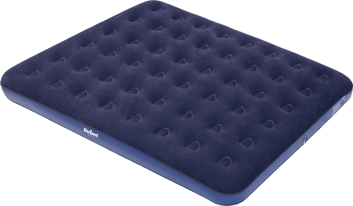 Надувний матрац Rebel Active двомісний 203x152x22 см RBA-5001-XL (5901890123273) - зображення 1