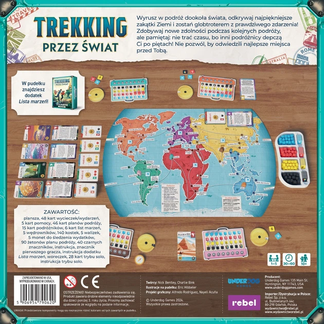Gra planszowa Rebel Trekking przez świat (edycja polska) (5906954790620) - obraz 12