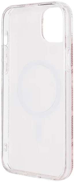 Панель Guess IML GCube MagSafe для Apple iPhone 15 Plus/14 Plus Pink (3666339221997) - зображення 7