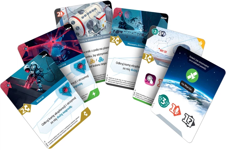 Доповнення до настільної гри Rebel SETI: Пошук позаземних цивілізацій - Космічні агентства (польське видання) (5906954791030) - зображення 3