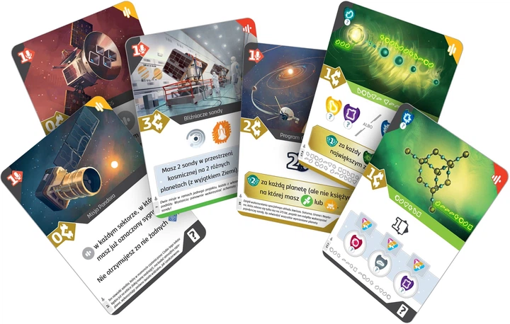 Доповнення до настільної гри Rebel SETI: Пошук позаземних цивілізацій - Космічні агентства (польське видання) (5906954791030) - зображення 4