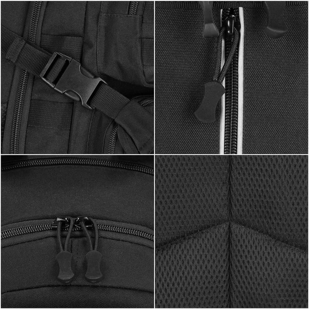 Plecak wojskowy Springos CS0096 turystyczny czarny (5907719469591) - obraz 12