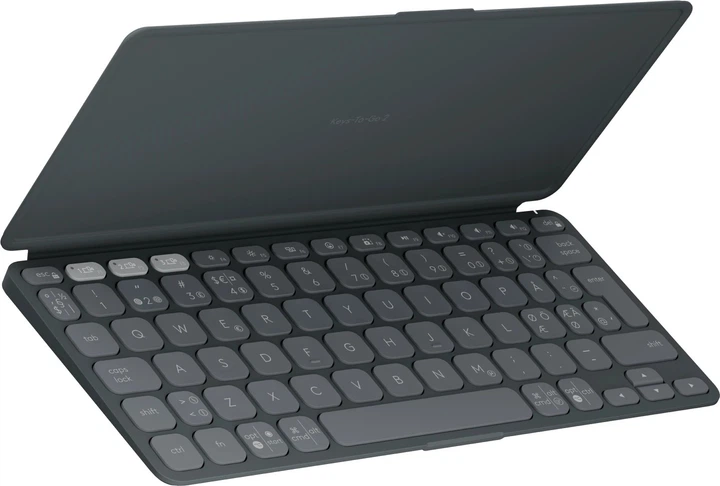 Klawiatura bezprzewodowa Logitech Keys-To-Go 2 Nordic Bluetooth Graphite (920-012979) - obraz 2