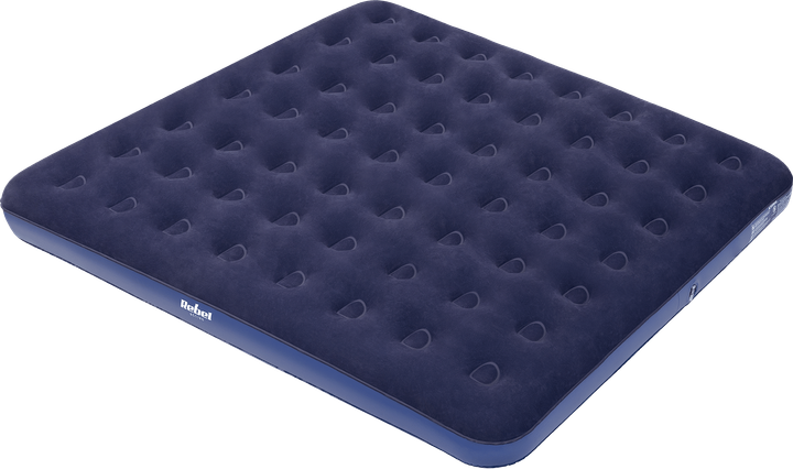 Materac dmuchany Rebel Active dwuosobowy 203x183x22 cm RBA-5001-XXL (5901890123297) - obraz 1