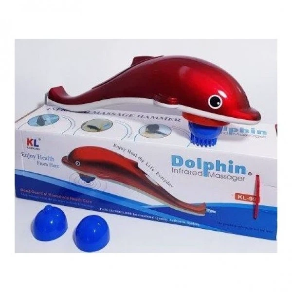Ручной Вибромассажер Дельфин Dolphin Великий для тела спины и шеи - изображение 7