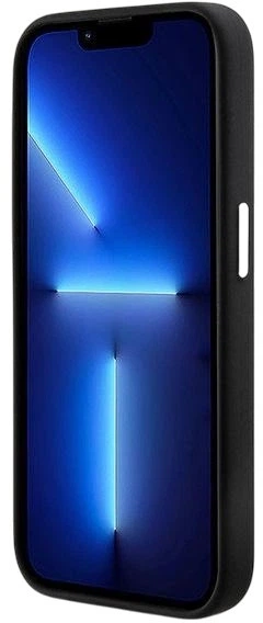 Etui DKNY Liquid Silicone Small Metal Logo MagSafe do Apple iPhone 15 Pro Black (3666339265731) - obraz 7