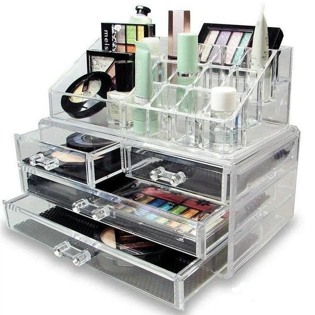 Органайзер Cosmetic Storage Box для косметики и аксессуаров настольный - изображение 9