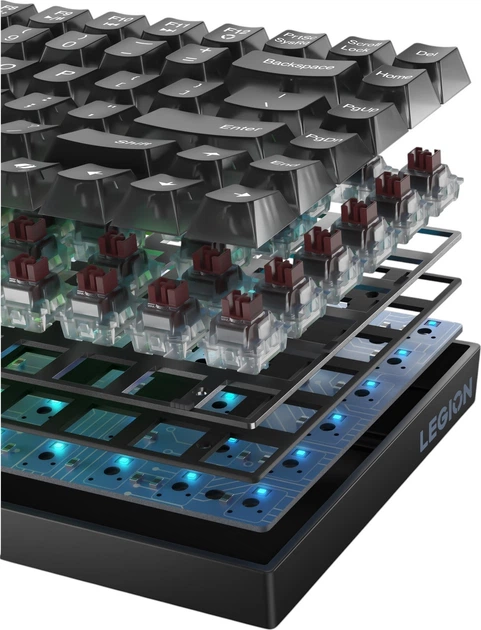 Клавіатура дротова Lenovo Legion K510 Mini Pro Gaming Keyboard USB (GY41P80860) - зображення 13