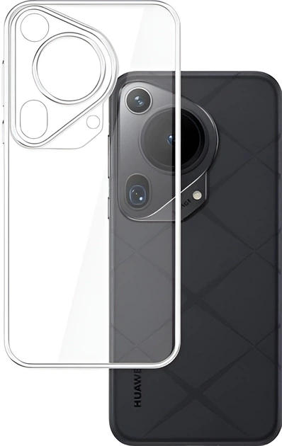 Etui plecki 3MK Clear Case na Huawei Pura 70 Ultra Transparent (5903108569804) - obraz 2