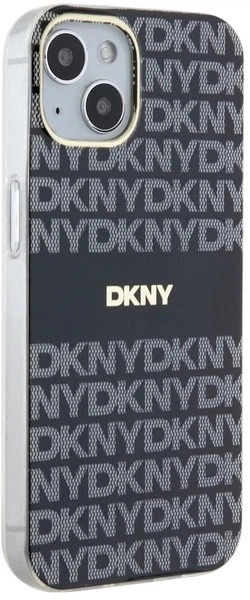 Панель DKNY IML Mono & Stripe MagSafe для Apple iPhone 15 Plus / 14 Plus Black (3666339268107) - зображення 4