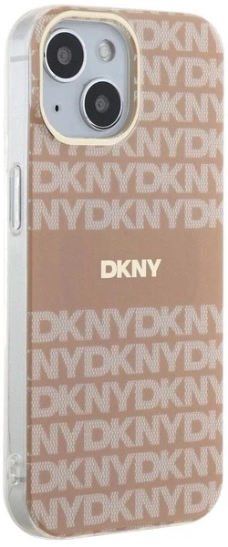 Панель DKNY IML Mono & Stripe MagSafe для Apple iPhone 15 Plus / 14 Plus Pink (3666339267681) - зображення 4
