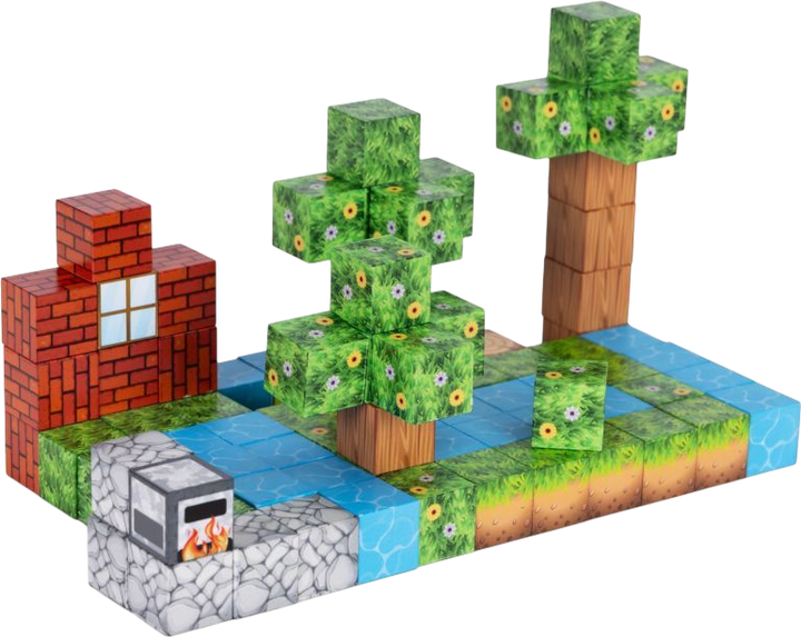 Klocki magnetyczne ModernHome by Multistore 88 elementów HC737473 (5905817008414) - obraz 3