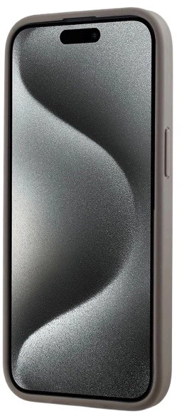 Панель DKNY Leather Checkered Mono Pattern MagSafe для Apple iPhone 15 Plus Beige (3666339259983) - зображення 7